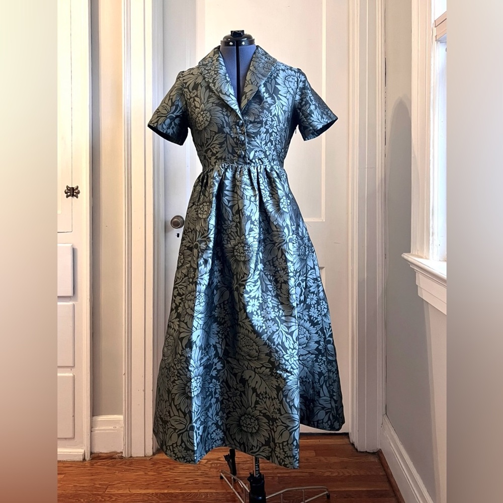 Tuckernuck Emerald Mirasol Jacquard Adelaide Dress - Picture 3 of 13